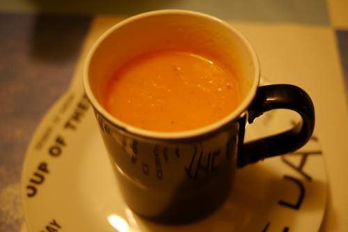 Crème de carottes au lait de coco - votre dieteticienne - valerie coureau